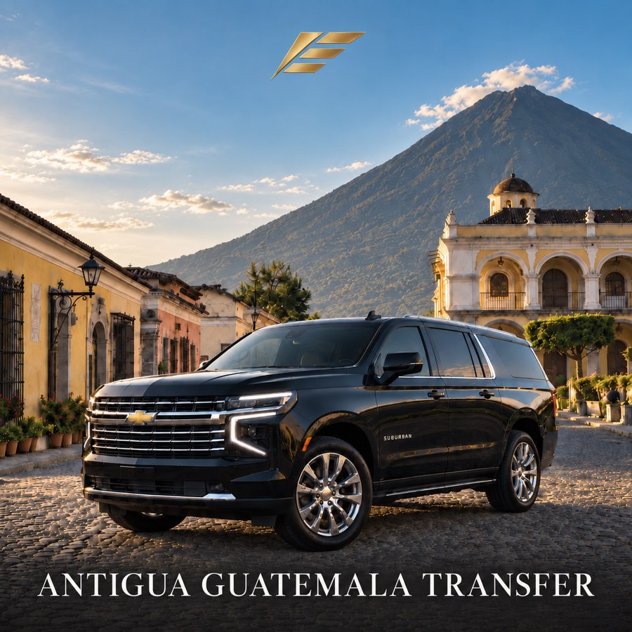 Black SUV transfer to Antigua Guatemala
